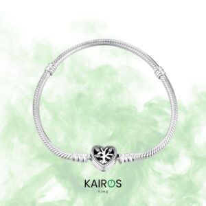 Brazalete Corazón & Árbol de la Vida – Plata 925