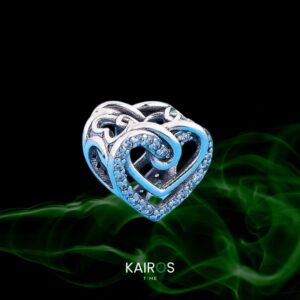 Charm Corazón Brillante – Plata 925