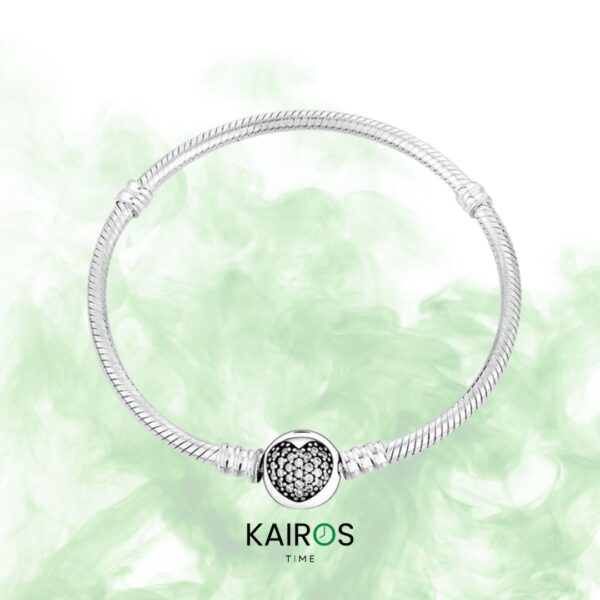 Brazalete Corazón Místico – Plata 925