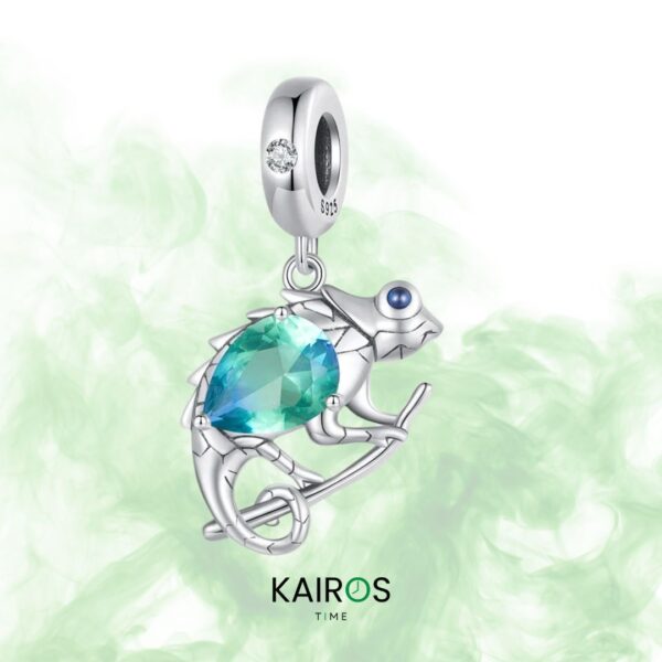 Charm Camaleón Brillante – Plata 925