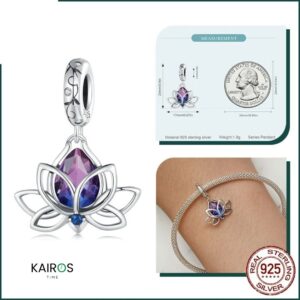 Charm Flor de Loto – Plata 925