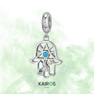 Charm Mano Ohm con Cristales – Plata 925