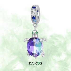 Charm Tortuga Brillante – Plata 925