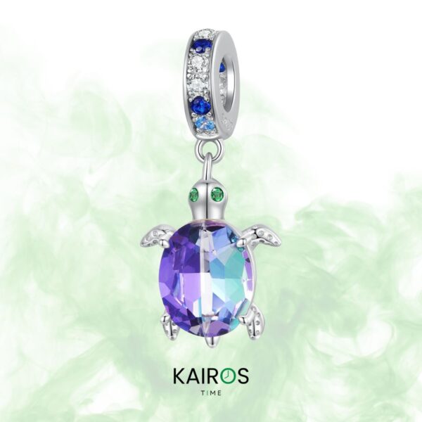 Charm Tortuga Brillante – Plata 925